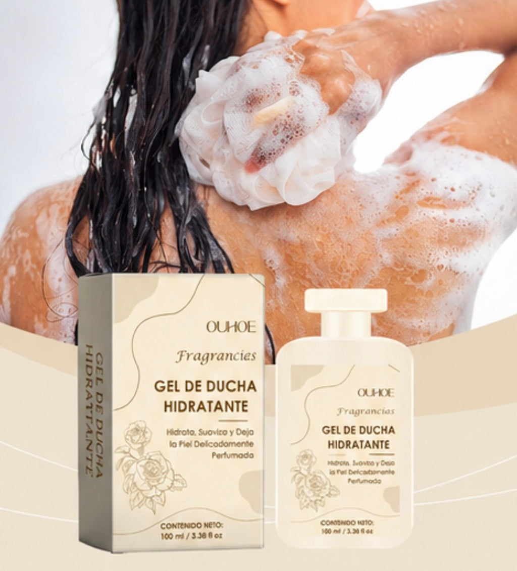 Gel de baño de perfume de lujo - Hidratación profunda y fragancia de larga duración