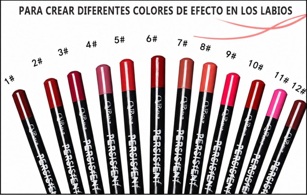 Lápiz de delineador de labios impermeable de larga duración ⭐ (Mejor en general)
