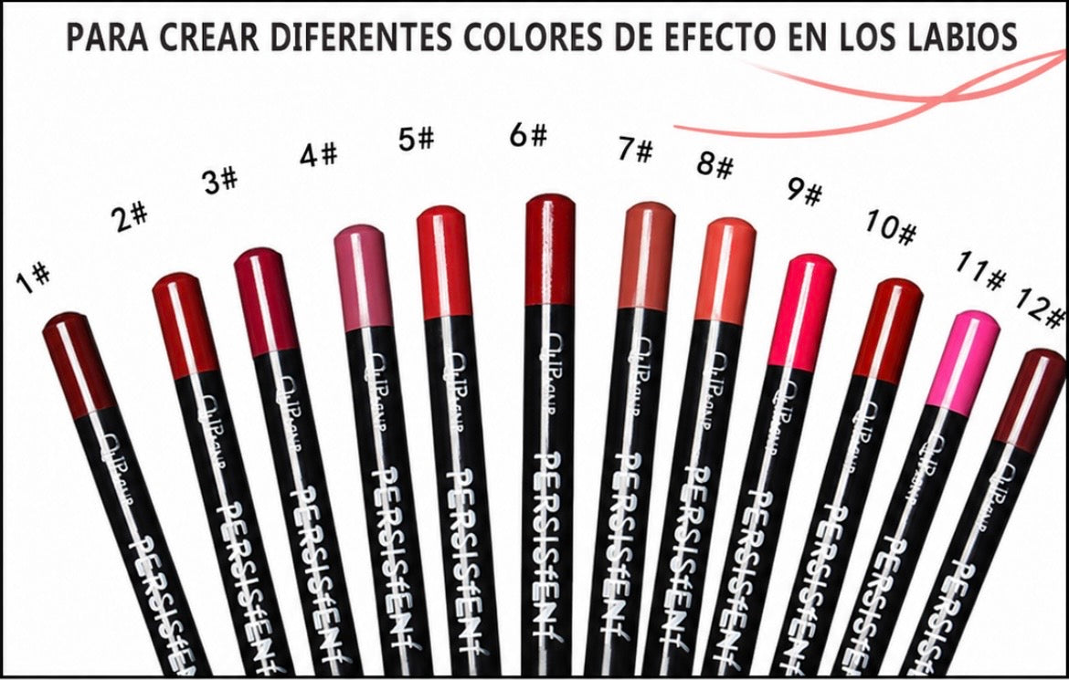 Lápiz de delineador de labios impermeable de larga duración ⭐ (Mejor en general)