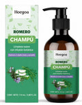 Champú para el crecimiento del cabello con romero - Fórmula botánica para un cabello más fuerte y saludable