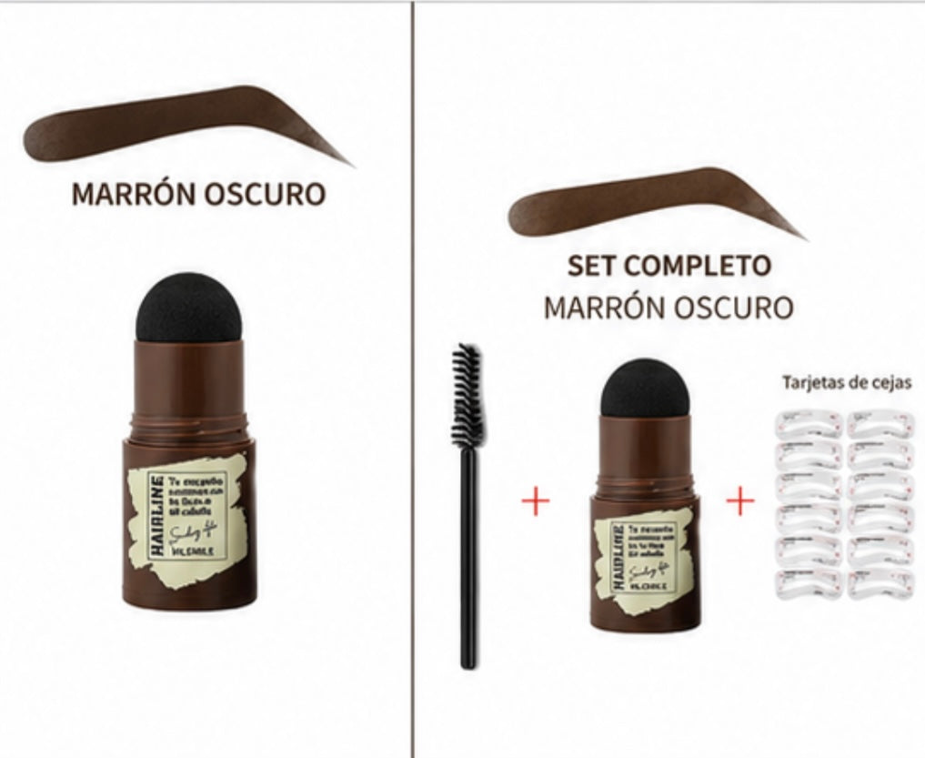 Kit de Sello para Cejas One Step - Plantillas y Larga Duración a Prueba de Agua