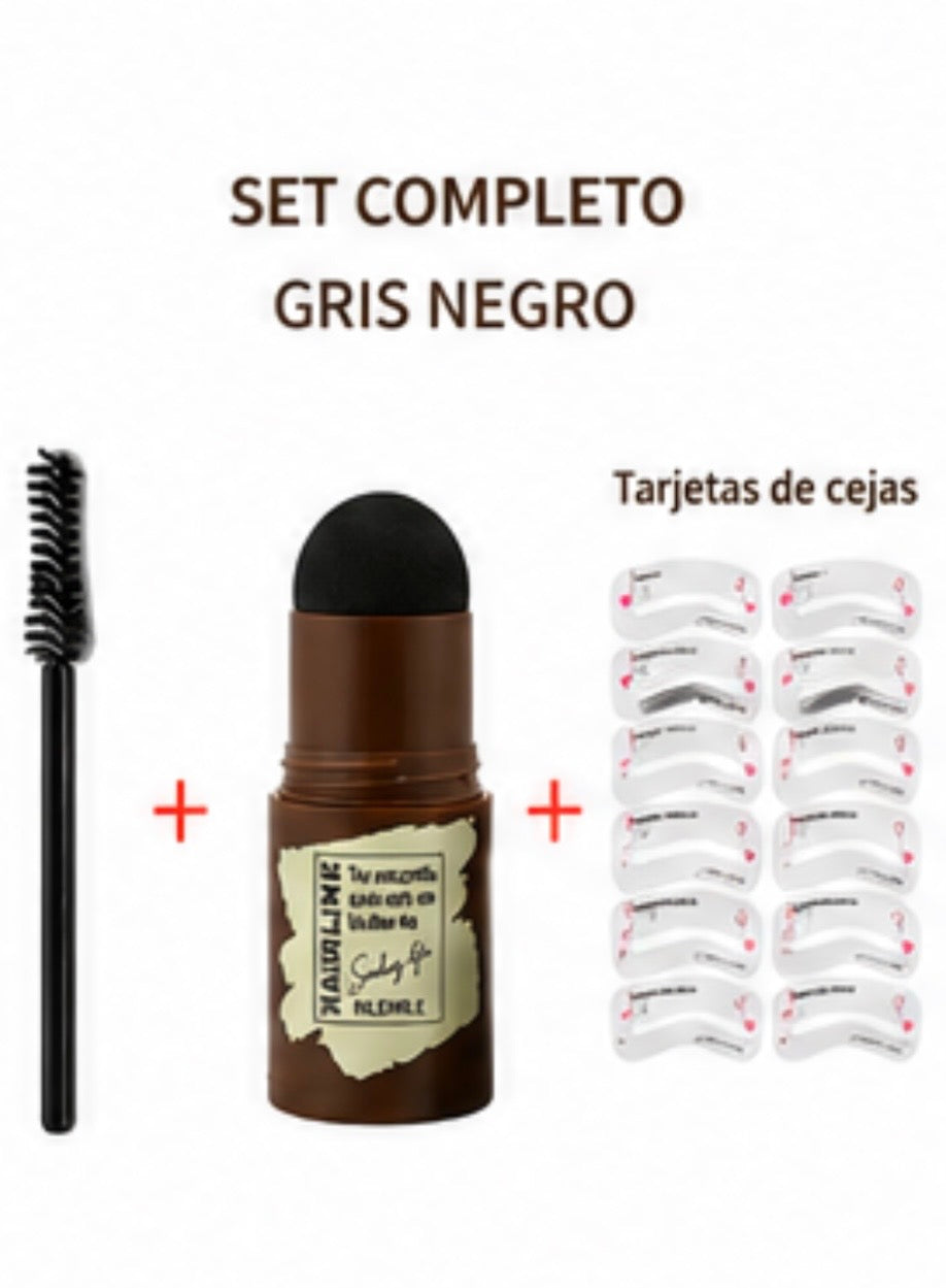 Kit de Sello para Cejas One Step - Plantillas y Larga Duración a Prueba de Agua