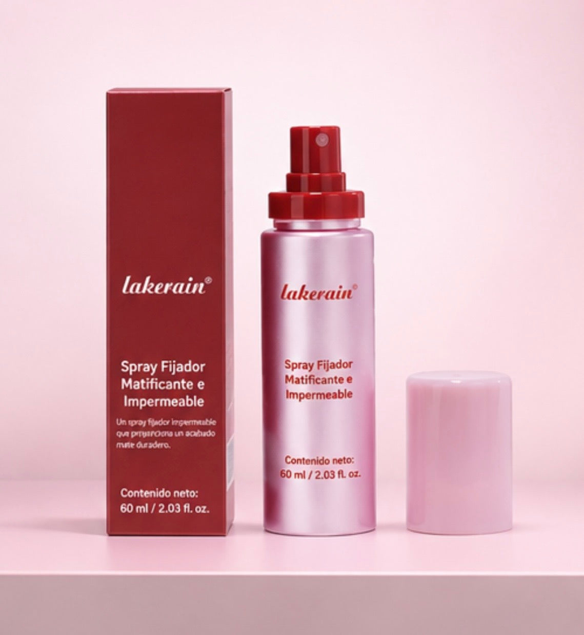 Spray de fijación mate de larga duración - Bruma de maquillaje impermeable