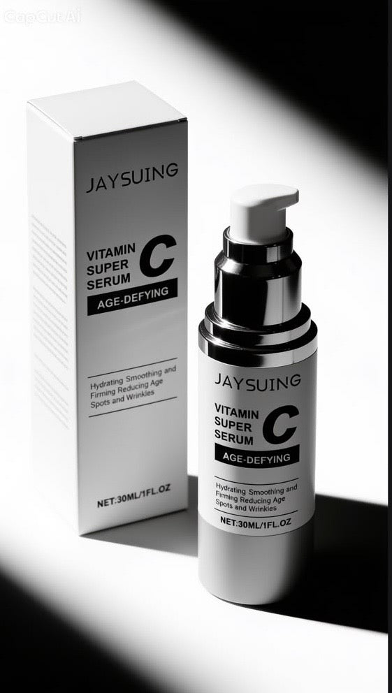 Suero facial de súper vitamina C | Aumento intenso de brillo y brillo