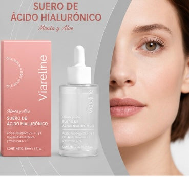 Suero de ácido hialurónico puro | Fórmula de hidratación profunda y relleno