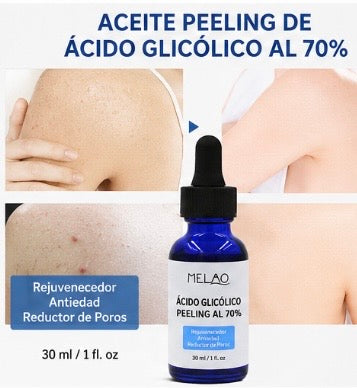 Solución de rejuvenecimiento de ácido glicólico