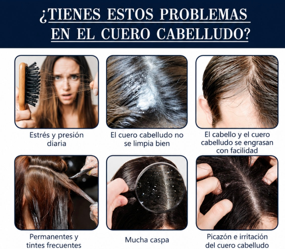 Spray reparador de folículos pilosos y fortalecimiento de las raíces