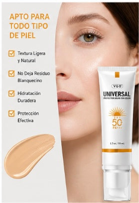 Filtro de piel" SPF tintado universal